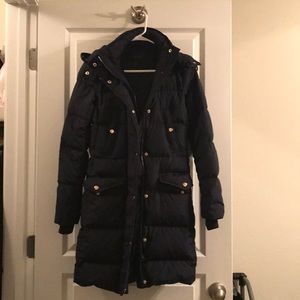 J Crew Wintress belted puffer coat